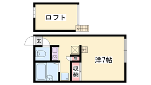 大久保駅 徒歩15分 2階の物件間取画像